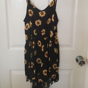 Sunflower Tassel Romper
